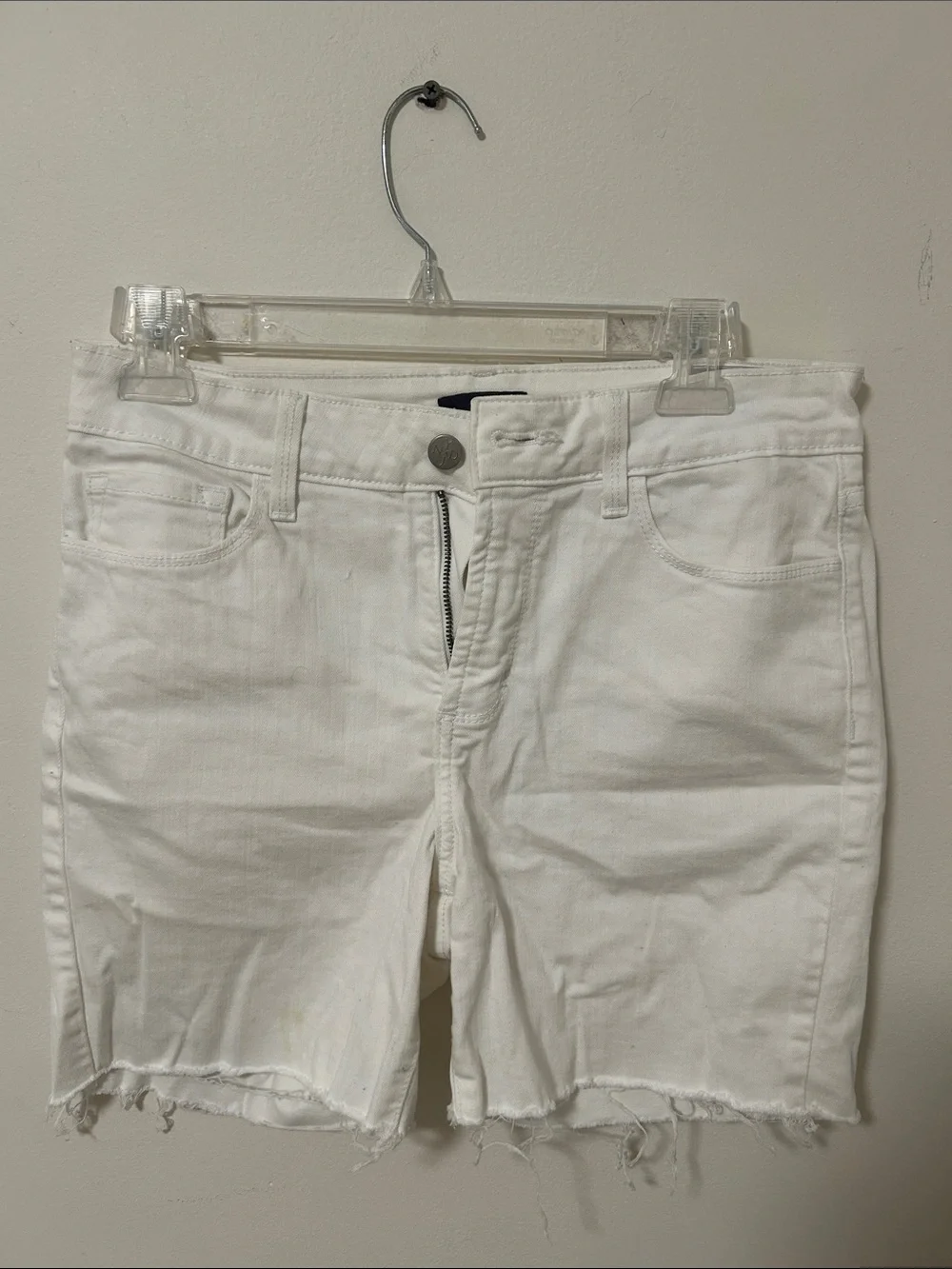 NYDJ White Denim Jean Shorts